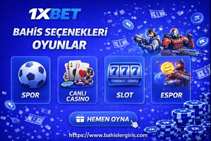1xbet Bahis Seçenekleri ve Oyunlar